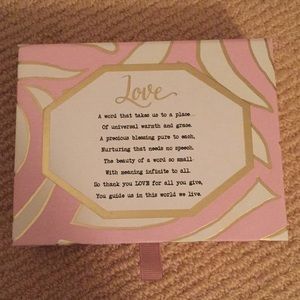 Lulu DK “love” gold spin necklace